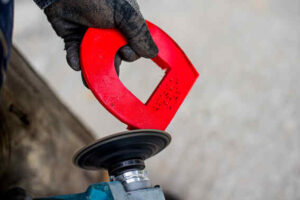 Pose fer'air - meuler