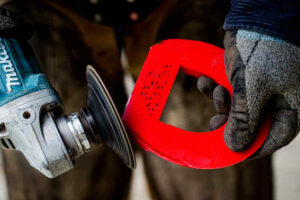 Pose fer'air - meuler